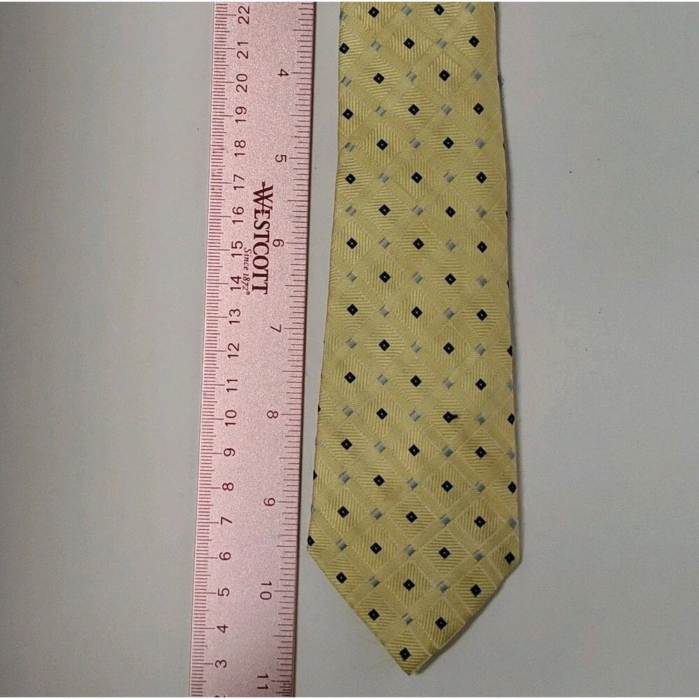 George Youth Tie Clip On Kids Yellow School Events Church 11